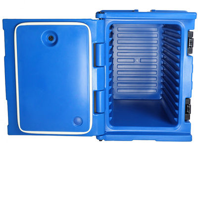 Thùng vận chuyển thực phẩm nóng công nghiệp 100L có van xả Hộp đựng thức ăn bốn bánh cách nhiệt LLDPE