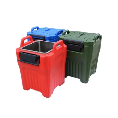 Hộp đựng súp cách nhiệt 40L có thể xếp chồng lên nhau với thùng vận chuyển bên trong SS
