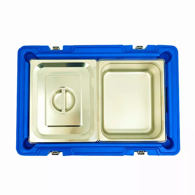 Hộp giữ nhiệt thực phẩm cách nhiệt 30L Top Loading PE với chảo GN bên trong bằng thép không gỉ