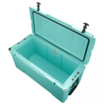 Hộp làm mát bằng nhựa có bánh xe xoay không thấm nước 135QT