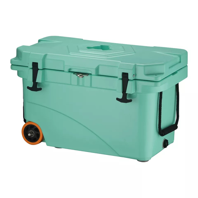 Cắm trại ngoài trời LLDPE Hộp làm mát quay tròn Hộp đựng thực phẩm để đánh bắt hải sản Vận chuyển