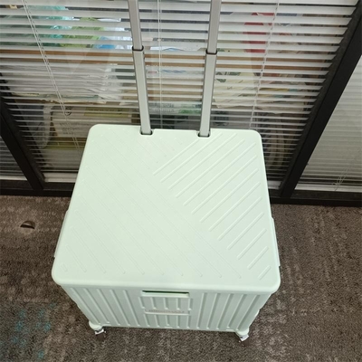 Siêu thị Ghế nhựa Giỏ mua hàng Xe đẩy có thể gập lại có bánh xe