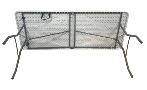 Bàn gấp cắm trại bằng nhựa tiện ích hạng nặng Ghế di động ngoài trời trong nhà 6ft