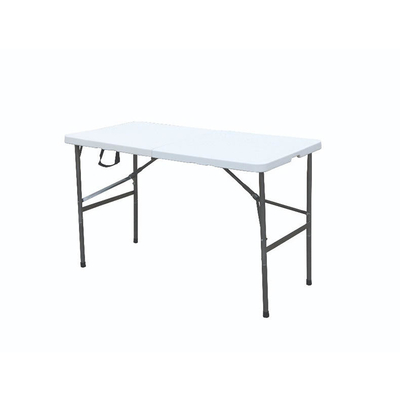 Bàn gấp dã ngoại bằng nhựa màu trắng có thể điều chỉnh 4ft cho sự kiện ngoài trời ngoài trời