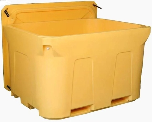 Thùng vận chuyển thực phẩm nóng Topgreen có bánh xe hình dạng pallet phía dưới