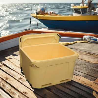 Thùng giữ lạnh đúc quay dung tích 1000L bằng vật liệu LLDPE và cách nhiệt bằng bọt PU để bảo quản cá công nghiệp