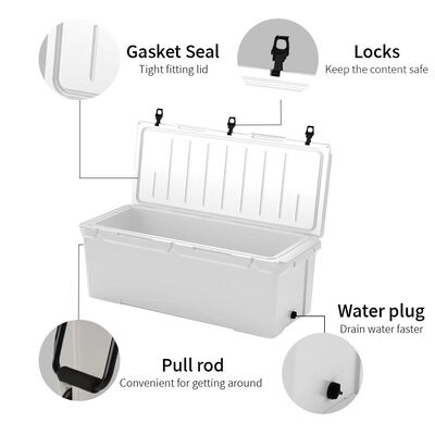 Thùng giữ lạnh Rotomolded 240QT Tùy chỉnh cho Câu cá, Ngoài trời & Lưu trữ Lạnh