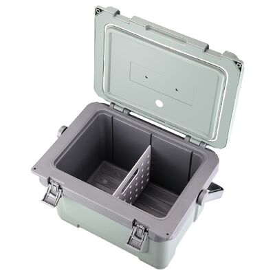 Khay nướng 60x40cm có lớp cách nhiệt, dễ dàng vệ sinh bằng xà phòng và nước, trọng lượng 78kg, thiết kế cho giao đồ ăn