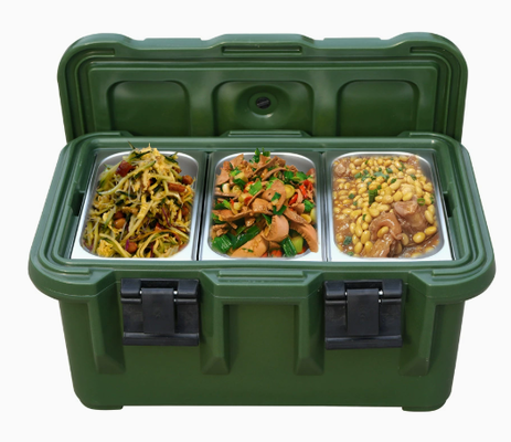 30L Cater Box cách nhiệt Chất chứa phục vụ ăn uống di động để lưu trữ thực phẩm lạnh nóng vận chuyển