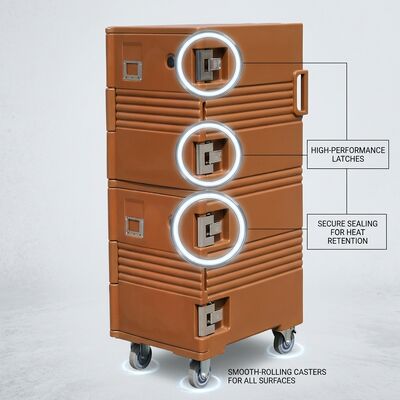 Máy làm ấm và làm mát chảo thực phẩm 55L Chất mang cách nhiệt nhiệt điện hai chế độ Kiểm soát nhiệt độ chủ động DC