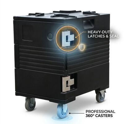 Hôtel Food Pan Carrier Box 42L Ultra-Quiet Insulated Catering Box Dịch vụ phòng Thiết bị khách sạn tiệc