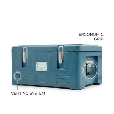 30L Thùng giữ nhiệt thực phẩm Chịu lực nặng Khay nướng Tương thích Dịch vụ ăn uống Vận chuyển giữ nhiệt