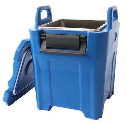 Thùng chứa bằng thép không gỉ cách nhiệt 50L với bốn bánh xe