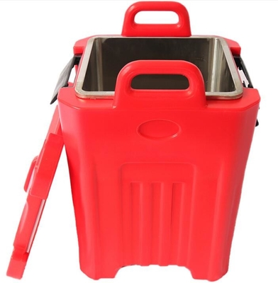 Thùng chứa bằng thép không gỉ cách nhiệt 50L với bốn bánh xe