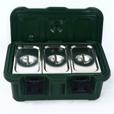 Hộp đựng thực phẩm cách nhiệt 33L có cửa tháo rời, giữ nhiệt lâu, làm từ nhựa rotomolded, dùng để vận chuyển khay GN