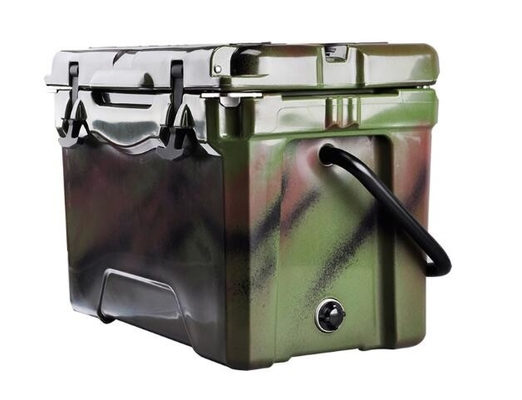OEM 25QT Hộp đựng đá đúc Roto di động Hộp đựng đồ câu cá ngoài trời