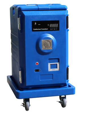 Hộp đựng thực phẩm được làm nóng 120L, Hộp đựng thực phẩm cách nhiệt có bánh xe