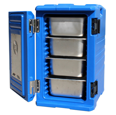 Hộp đựng thực phẩm được làm nóng 120L, Hộp đựng thực phẩm cách nhiệt có bánh xe