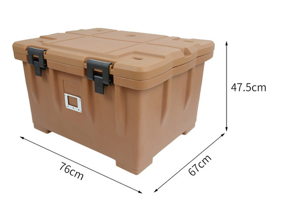 Thùng vận chuyển thực phẩm cách nhiệt 110L có bánh xe