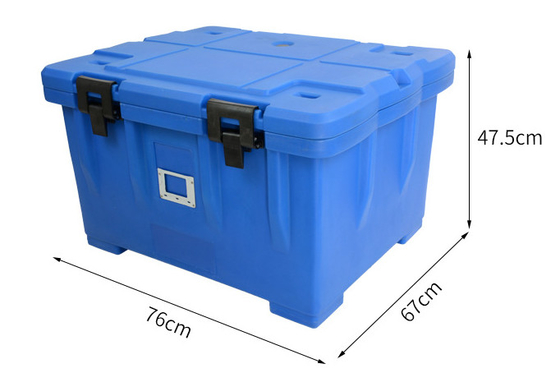 Thùng vận chuyển thực phẩm cách nhiệt 110L có bánh xe