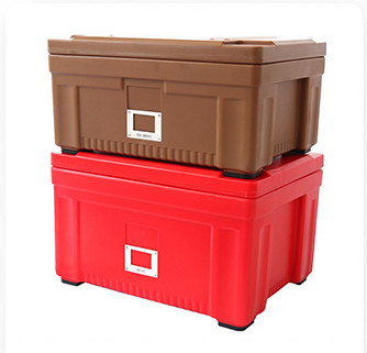 Hộp vận chuyển nhiệt xoay PE 40L Hộp đựng thực phẩm cách nhiệt