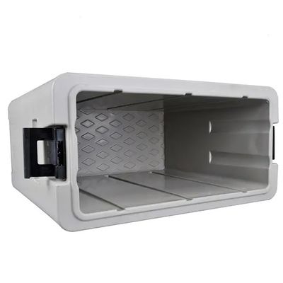 Hộp đựng thực phẩm vận chuyển nhiệt thực phẩm có tay cầm bằng nylon 110L có nắp có thể tháo rời Hộp phục vụ bốn bánh được CE phê duyệt