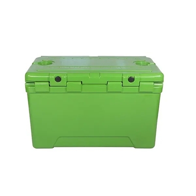 Hộp làm mát xoay bằng nhựa 50 QT LLDPE Tường cách nhiệt PU