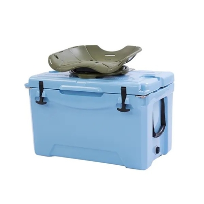 Hộp làm mát xoay bằng nhựa 50 QT LLDPE Tường cách nhiệt PU