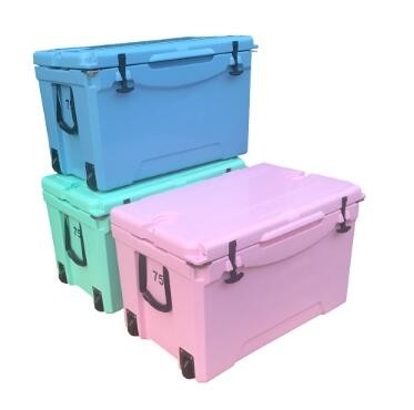 Hộp đá xoay 75L có bánh xe với lớp cách nhiệt PU