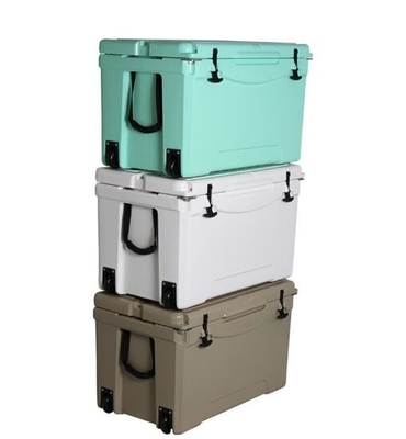 Hộp đá xoay 75L có bánh xe với lớp cách nhiệt PU