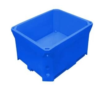 Hộp làm mát quay tròn 300 lít Hộp chứa cá sống với lớp cách nhiệt PU