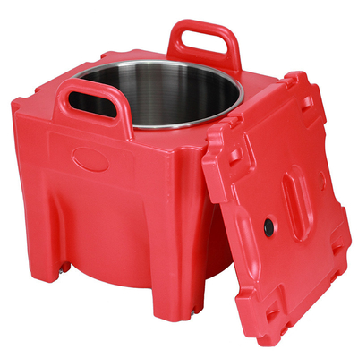 Hộp đựng súp cách nhiệt 30L Chất dẻo bảo quản thực phẩm Giữ ấm với Bể tròn bằng thép không gỉ
