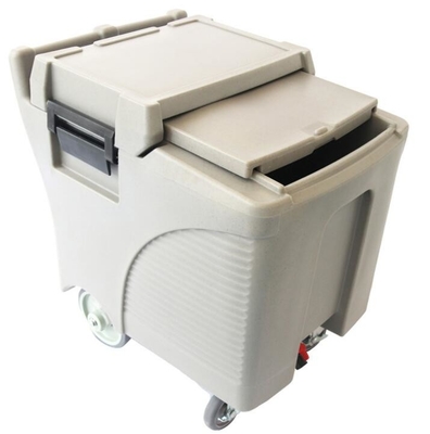 Xe đạp đá di động 125 lít có bánh xe Sử dụng tại nhà hàng khách sạn