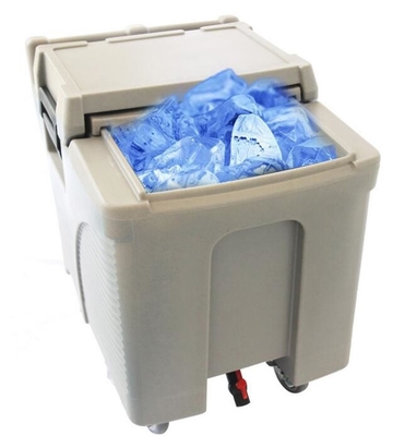Xe đạp đá di động 125 lít có bánh xe Sử dụng tại nhà hàng khách sạn