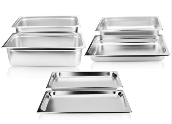 1/3 Hộp đựng kem tự chọn bằng thép không gỉ Gastronorm