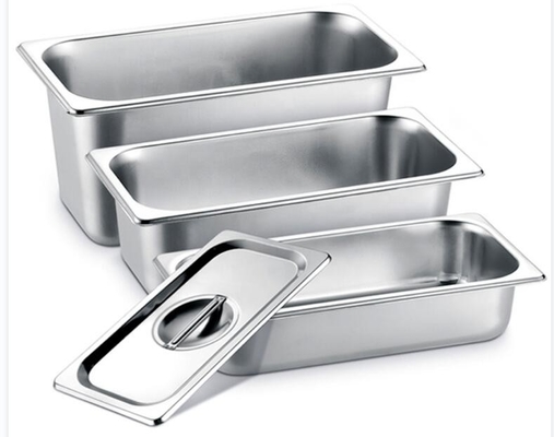 1/3 Hộp đựng kem tự chọn bằng thép không gỉ Gastronorm