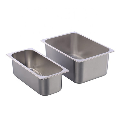 1/3 Hộp đựng kem tự chọn bằng thép không gỉ Gastronorm