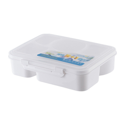Hộp đựng thức ăn trưa bằng nhựa có thể tái sử dụng 1170ml với cốc nước súp