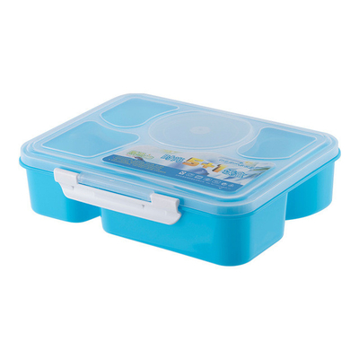 Hộp đựng thức ăn trưa bằng nhựa có thể tái sử dụng 1170ml với cốc nước súp
