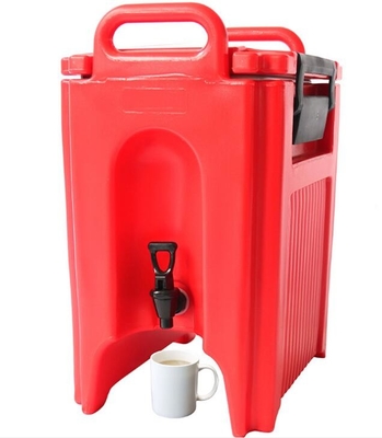 Máy phân phối đồ uống nóng cách nhiệt 20L màu đỏ Chống trầy xước