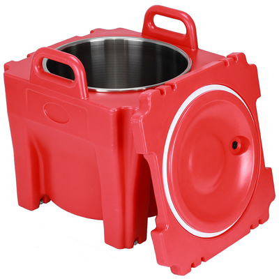 Hộp đựng súp cách nhiệt 30L Chất dẻo bảo quản thực phẩm Giữ ấm với Bể tròn bằng thép không gỉ